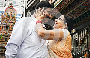 Indian couple spending time together