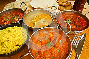 Indian cuisine buffet