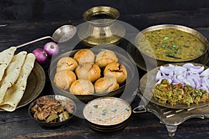 Indian Cuisine Dal Baati