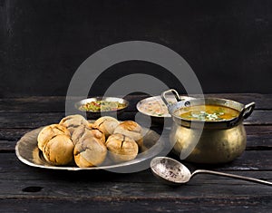 Indian Cuisine Dal Baati