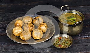 Indian Cuisine Dal Baati