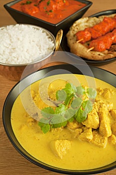 Indian Cuisine Food Meal Curry Chicken Tikka