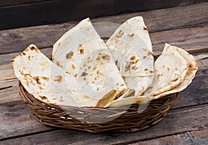 Indian Cuisine Tandoori Roti photo