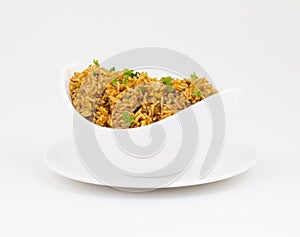Indian Cuisine Vegetarian Fried Rice Or Pulav