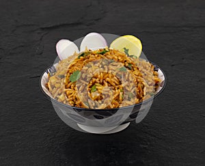 Indian Cuisine Vegetarian Fried Rice Or Pulav