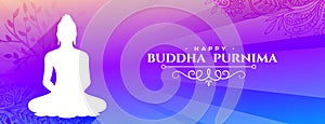 indian cultural buddha purnima religious wallpaper in papercut style