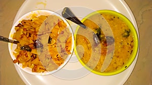 Indian curries special - Dal special curry and fry curry