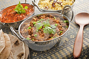 Indian Curry in Balti Dishes