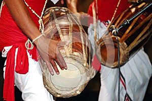 Indian dancers perform