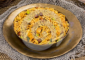 Indian Delicious And Crunchy Mix Namkeen Food