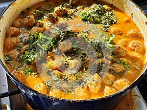 Indian delicious Traditional chole ki sabji