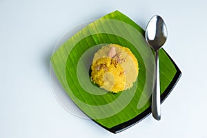 Indian dessert dish - Traditional indian Sweet dish - kesari bath photo