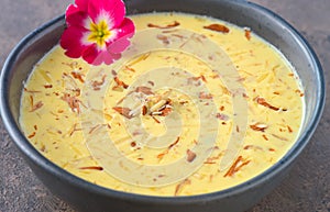 Indian dessert kesar sevaiya Kheer photo