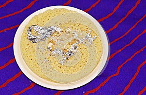Indian disc-shaped mithai, ghevar sweet
