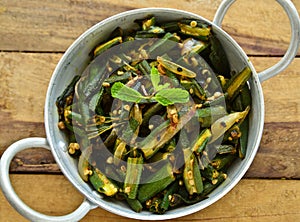 Indian Dish-Bhindi Masala