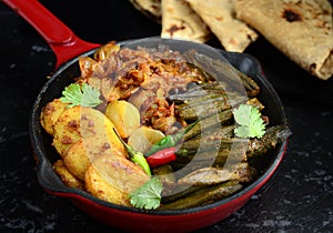 Indian Dish-Bhindi Masala