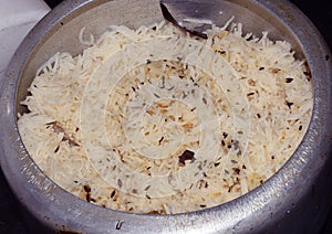 Indian dish or Food Jeera Rice