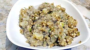 Indian dish made out of Sago called Sabudana khichdi