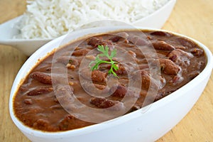 Rajma Chawal or Rice