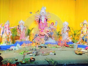 Indian Durga Pooja  celebration in odisha