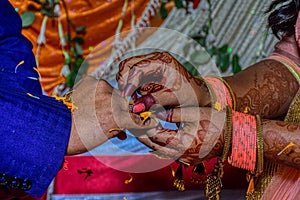 Indian Engagement Ceremony; Asian