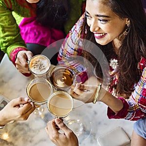 Indian Ethnicity Drinking Cafe Break Coffee Tea Concept