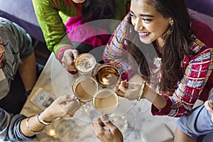 Indian Ethnicity Drinking Cafe Break Coffee Tea Concept