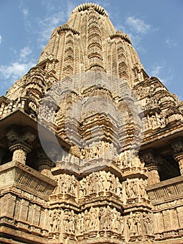 Indian Family in Khajuraho Madhya Pradesh India Tourism photo