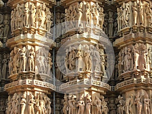 Indian Family in Khajuraho Madhya Pradesh India Tourism photo