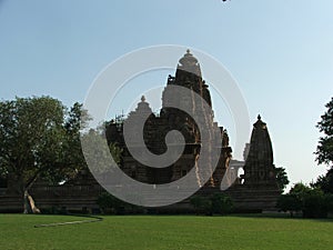 Indian Family in Khajuraho Madhya Pradesh India Tourism