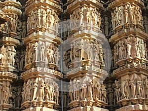 Indian Family in Khajuraho Madhya Pradesh India Tourism