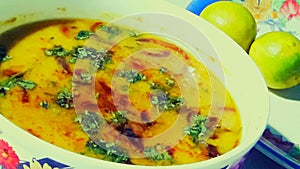 Indian famous Islamic food Haleem