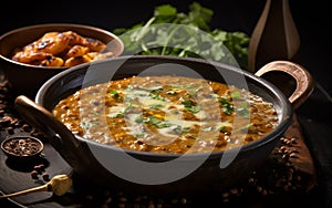 Indian famous Punjabi cuisine: Dal Makhni