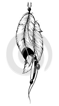 Indian feathers