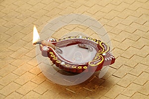 Indian Festival Diwali - Handmade Diya Clay Lamp