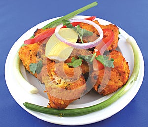 Indian fish pakora