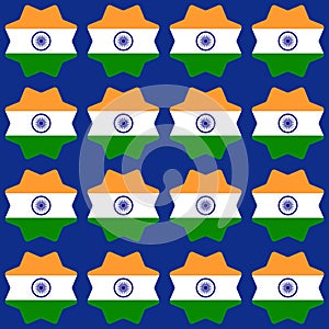 Indian flag floral design