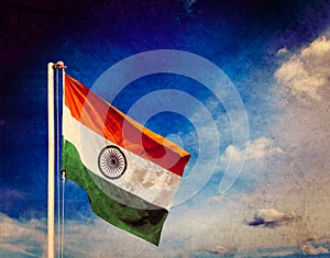 Indian flag of India