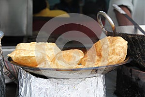Indian flat bread Puri