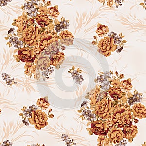 Indian flower pattern photo