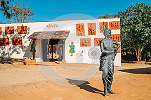 Indian folk village Shilpgram in Udaipur, India