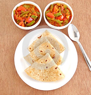 Indian Food Chapati photo