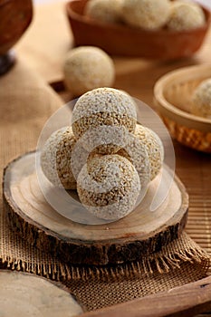 Indian Food Chaulai ke Ladoo - Sweet Balls eating during Prayer Fasting Navratri