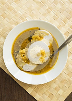 Indian food -Idli sambar