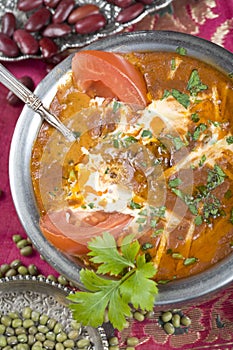 Indian food, Ma ki dal, Dal Makhani. photo