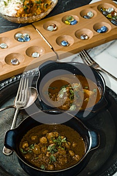 Indian Food Mancala Boardgame