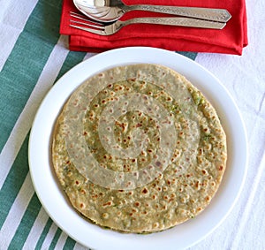 Indian food Paratha