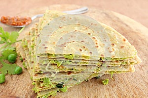 Indian food Paratha