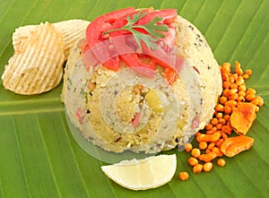 Indian Food Rava Upma