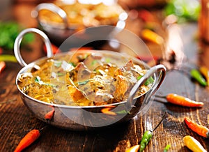 Indian food - saag paneer curry dish